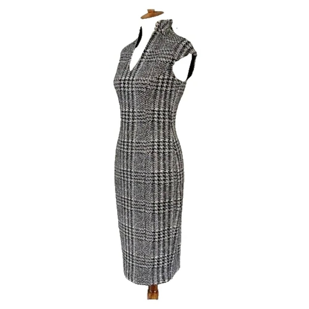 Alexia Admor Black and White Midi Dress - Picture 4 of 6